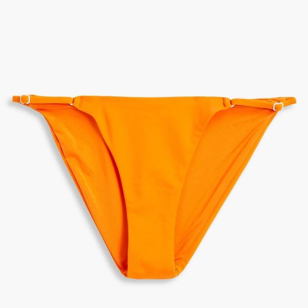 ONIA Hannah Low Rise Y2K Solid Persimmon Orange Bikini Bottom XS